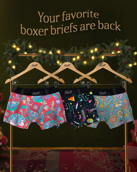 three-pairs-of-colorful-boxer-briefs-on-hangers-with-a-festive-background